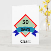 Carte La bannière 30 jours nettoient (Fleur jaune)