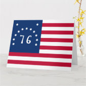 Carte La bannière de Bennington : le drapeau de bataille (Fleur jaune)