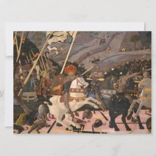 Carte La bataille de San Romano (Peinture médiévale de g