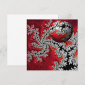 Carte La beauté de Mandelbrots Flat Card (Devant / Derrière)