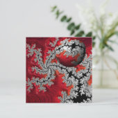 Carte La beauté de Mandelbrots Flat Card (Debout devant)