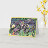 Carte La beauté de ressort (Fleur jaune)