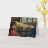 Carte La beauté du sommeil | John Collier (Fleur jaune)