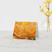 Carte La Beauté D'Un Rose Peint Se Bien (Fleur jaune)