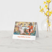 Carte La beauté et la bête Drôle Conte de fée drôle Anni (Fleur jaune)