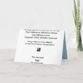 Carte La beauté reste (Dos)