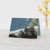 Carte La beauté reste (Fleur jaune)