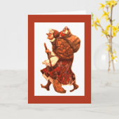 Carte La Befana - Buona Epifania/explication (Fleur jaune)