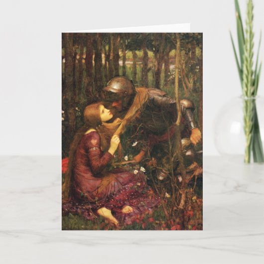 Carte La Belle Dame sans Merci - John William Waterhouse (Devant)
