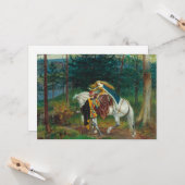 Carte La Belle Dame Sans Merci | Walter Crane (Devant/Arrière en situation)