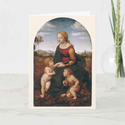 Carte La Belle Jardinière de Raphaël (Devant)