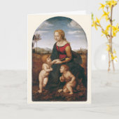 Carte La Belle Jardinière de Raphaël (Fleur jaune)