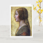 Carte La Belle Princesse, Léonard de Vinci (Fleur jaune)