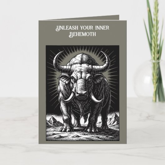 Carte La Bête Primordiale Behemoth (Devant)
