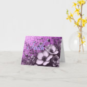 Carte La Bible et la foi (Fleur jaune)