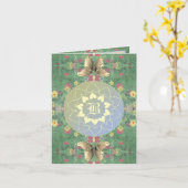 Carte La Boca Floral Mandala (Fleur jaune)