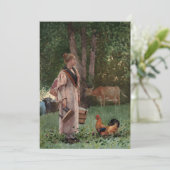 Carte La bonne de lait | Winslow Homer (Debout devant)