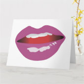 Carte La Bouche (Fleur jaune)