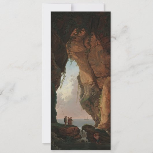 Carte La bouche d'une grotte (1784) Hubert Robert (Devant)