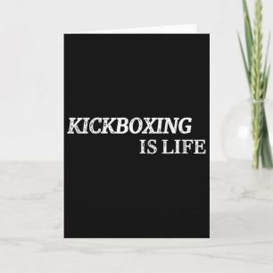 Carte La boxe thaïlandaise est la vie Arts martiaux Boxe