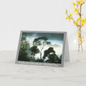 Carte La brume emballe la forêt tropicale d'Amazone (Fleur jaune)