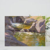 Carte La cascade (Debout devant)