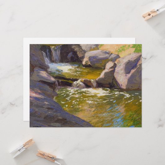 Carte La cascade (Devant/Arrière en situation)