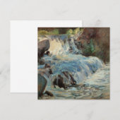 Carte La Cascade de Twachtman, Impressionnisme Vintage (Devant / Derrière)