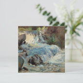 Carte La Cascade de Twachtman, Impressionnisme Vintage (Debout devant)