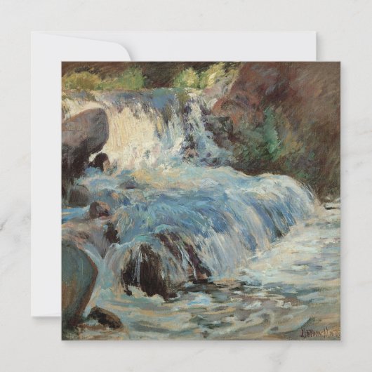 Carte La Cascade de Twachtman, Impressionnisme Vintage (Devant)