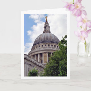Carte La cathédrale Saint-Paul, Londres, Angleterre,