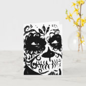 Carte La Catrina (Fleur jaune)