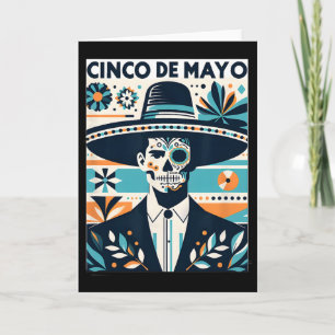 Carte La Catrina Cinco De Mayo Fête pour Hommes