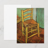 Carte La chaise de Vincent avec son tuyau par Vincent va (Devant / Derrière)
