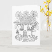 Carte La Chambre féerique de boîte d'arrosage le (Fleur jaune)