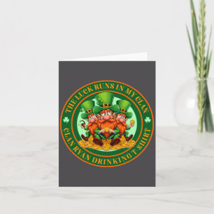 Carte La chance court dans mon clan Ryan St Patrick’s Da