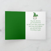 Carte La chance de The Irish Leprechaun Fun St. Patrick' (Intérieur)