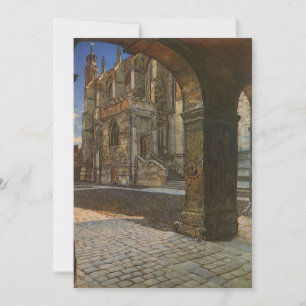 Carte La chapelle d'Eton College par Anna Alma Tadema