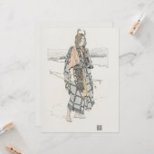 Carte La Chasse (par Ann Macbeth) (Devant/Arrière en situation)