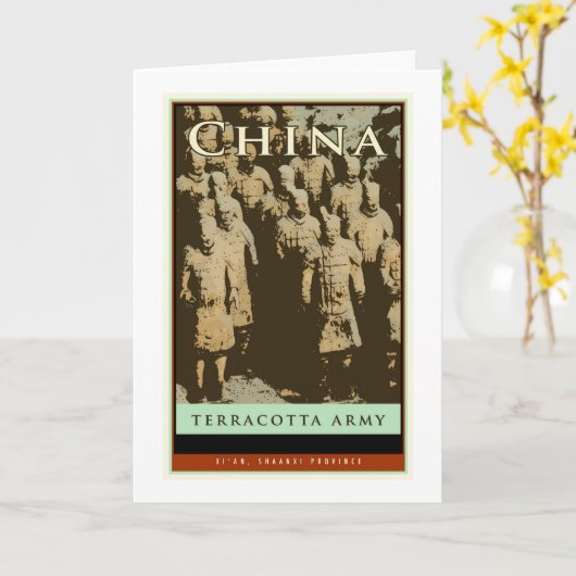 Carte La Chine (Fleur jaune)