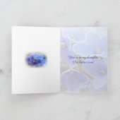 Carte La chirurgie bleue de violettes africaines (Intérieur)