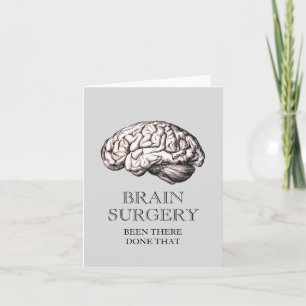 Carte La Chirurgie Du Cerveau Y A Été Fait Aussi Drôle