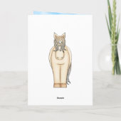 Carte La chouette et le cheval de grenouille (Dos)