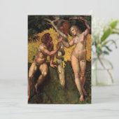 Carte La chute - Adam et Ève par Raphael Sanzio (Debout devant)