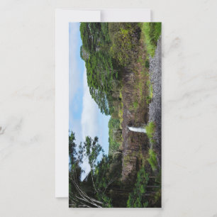 Carte la chute de wai'ale dans le parc national du fleuv