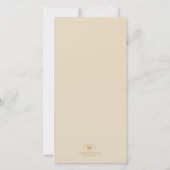 Carte La chute religieuse quitte Rosary Thanksgiving Hol (Dos)