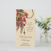 Carte La chute religieuse quitte Rosary Thanksgiving Hol (Debout devant)