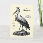 Carte La cigogne vigilante d'Halphas (Dos)