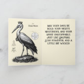 Carte La cigogne vigilante d'Halphas (Intérieur)
