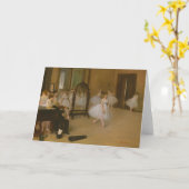 Carte La Classe Danse | Edgar Degas (Fleur jaune)